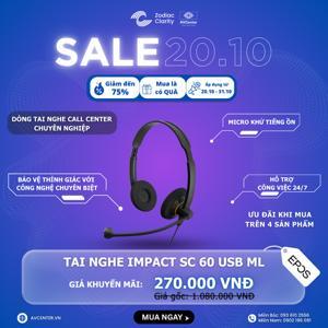 Tai nghe - Headphone Sennheiser SC 60 USB ML