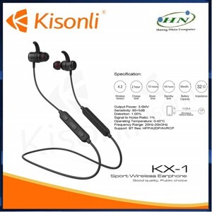 Tai nghe nhét tai bluetooth Kisonli KX1