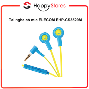 Tai nghe nhét tai có mic Elecom EHP-CS3520M (BK/BU/RD)