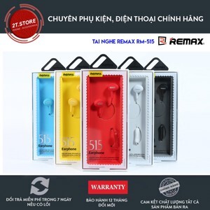 Tai nghe nhét tai Remax RM-515