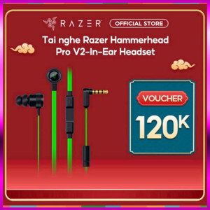 Tai nghe Razer Hammerhead Pro V2 In-Ear Headset RZ04-01730100-R3A1