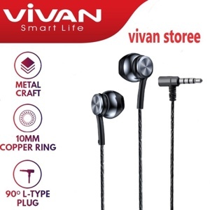 Tai nghe Semi-in-Ear thiết kế kim loại Vivan Q12