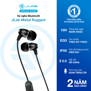 Tai nghe Wireless JLab Metal Rugged Earbuds