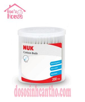 Tăm bông cotton Nuk NU66020 - 200 chiếc