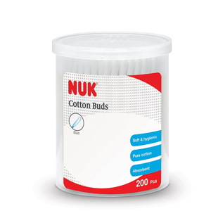 Tăm bông cotton NUK Slim 200 que NU34333