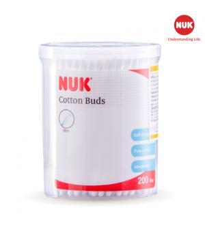 Tăm bông cotton NUK Slim 200 que NU34333