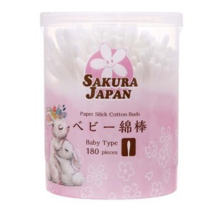 Tăm bông kháng khuẩn Sakura Baby TB02