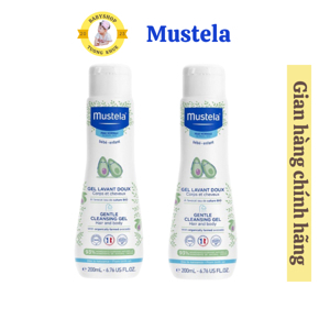 Sữa tắm gội 2 trong 1 Mustela 200ml