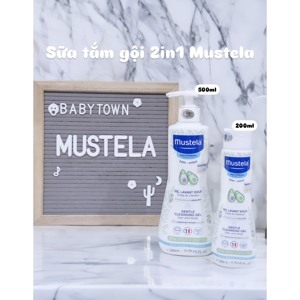 Sữa tắm gội 2 trong 1 Mustela 200ml