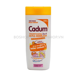 Sữa tắm gội sơ sinh Cadum 400ml