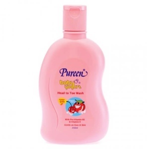 Sữa tắm gội toàn thân chiết xuất sữa chua, đào, anh đào Pureen 750ml