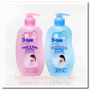 Sữa tắm gội toàn thân em bé D-nee 800ml
