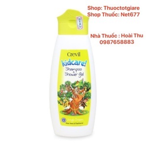 Tắm gội trẻ em Crevil Kidcare shampoo shower - 300ml