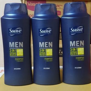 Tắm gội xả Suave 3 in 1 cho nam 828ml