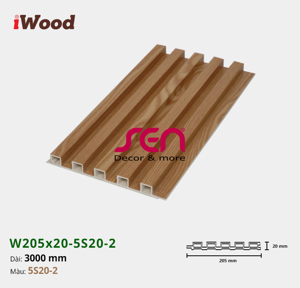 Tấm lam ốp tường Iwood 5S20-2