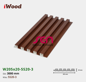 Tấm lam ốp tường Iwood 5S20-3