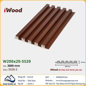 Tấm lam ốp tường Iwood 5S20-3