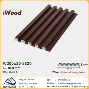 Tấm lam ốp tường Iwood 5S20-5