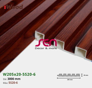 Tấm lam ốp tường Iwood 5S20-6