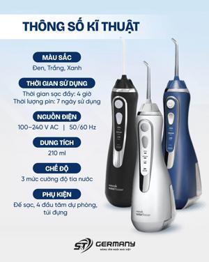 Tăm nước nha khoa Waterpik Cordless Advanced WP-560