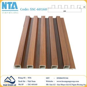 Tấm ốp nhựa đá vân gỗ NTA 60160