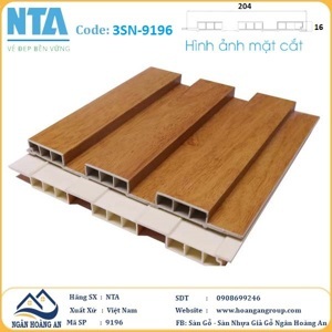 Tấm ốp nhựa đá vân gỗ NTA 9196