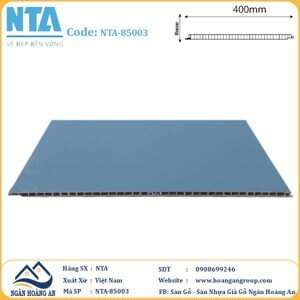 Tấm ốp nhựa vân giấy dán tường NTA 85003