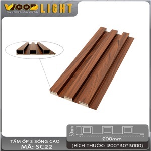 Tấm ốp sóng cao có vân Việt Ý SC22