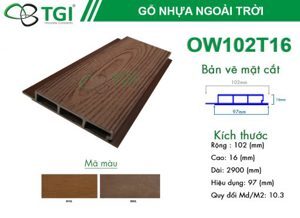 Tấm ốp tường ngoài trời OW102T16