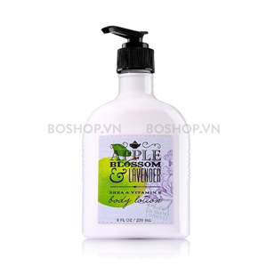 Sữa tắm tẩy tế bào chết Apple Blossom and Lavender Bath & Body Works