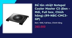 Tản nhiệt Coolermaster Notepal C3 R9-NBC-CMC3-GP