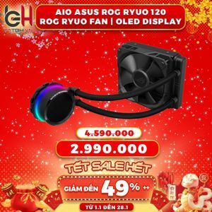 Tản nhiệt nước Asus Rog Ryuo 120