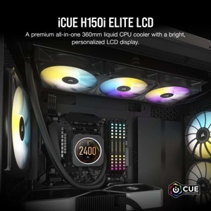 Tản nhiệt nước Corsair H150i Elite Capellix LCD