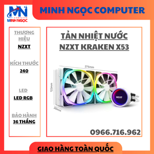 Tản nhiệt nước CPU NZXT Kraken X53 RGB