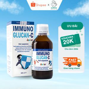 Tăng cường hệ miễn dịch và sức đề kháng cho trẻ Immuno Glucan-C