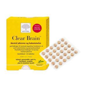 Tăng cường trí nhớ bổ não New Nordic Clear Brain hộp 30 viên