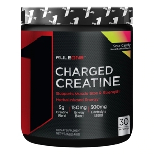 Tăng năng lượng và sức mạnh Rule 1 Charged Creatine 30 servings (240g)