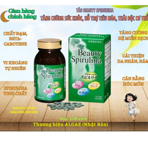 Thực phẩm chức năng tảo Beauty Spirulina