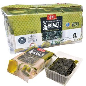 Tảo biển Dongwon vị oliu 9 gói 5g