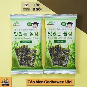 Tảo biển Mini Type Godbawee túi 8 gói x 2g