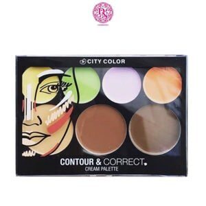 Tạo khối & Che khuyết điểm City Color Contour & Correct Cream Palette