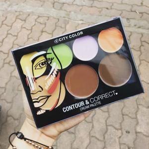 Tạo khối & Che khuyết điểm City Color Contour & Correct Cream Palette