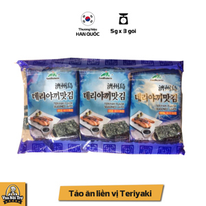 Tảo Kimori vị Teriyaki túi 3 gói x 4g