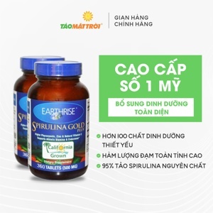 Tảo mặt trời Spirulina công thức thanh lọc xanh