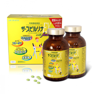 Tảo vàng cao cấp Spirulina EX with Family hộp 2000 viên
