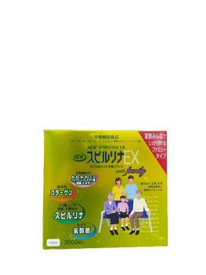 Tảo vàng cao cấp Spirulina EX with Family hộp 2000 viên