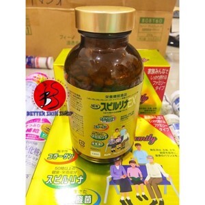 Tảo vàng hộp 1000 viên - Tảo Xoắn Spirulina EX Nhật Bản