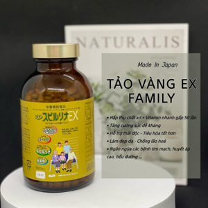 Tảo xoắn vàng cao cấp Spirulina EX DIC 2000 viên