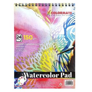 Tập giấy vẽ Watercolor Pad A4 định lượng 150gms 24 tờ