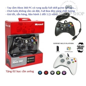 Tay cầm chơi game Xbox 360 có dây